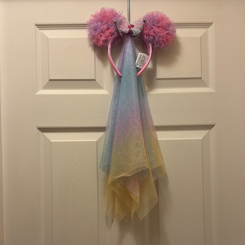 Disney Pastel Rainbow Mouse Ears Headband